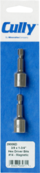CUL 39006D 3/8X1-3/4 HEX TEK DRVR BIT 2PK