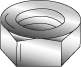 Product image for Cully 43140 1/2"-13 Hex Nut, Brass