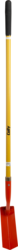 Product image for Cully 37163 4" Step Trench Shovel, 47" Fiberglass Handle
