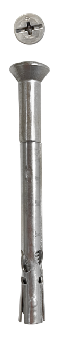 Product image for Cully 61431SSJ 1/4 x 3" Sleeve Anchor, Flat Head, Type 304 Stainless Steel, Jar