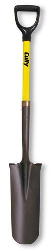 Product image for Minerallac 37162 14" Drain Spade, 30" Fiberglass D-Handle