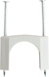 Product image for Minerallac ISER20 Insulated Service Entrance Staple, Fits #2 Type Ser and 3/4" EMT, .937" Diameter, Gray