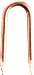 Product image for Minerallac DC2063Q 2 x 5/8 x .162 Diamond Point Staples, Copper clad