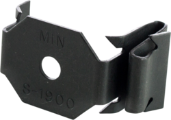 Product image for Minerallac S1900 Electrical Box to Metal Stud Support, Hammer On, Spring Steel