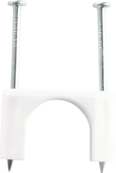 Product image for Minerallac INS66 1 x 1/2" Insulated Plastic Sheathed Cable Staple,  3-Wire #8 And #6 Nm Cable and Other Cable Up To 21/32" Wide, Gray