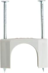 Product image for Minerallac ISER10 Insulated Plastic Service Entrance Staple, Fits #6 Type Ser and 1/2" EMT, .718" Diameter, Gray