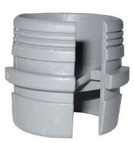 Product image for Cully RCR75 3/4" NM-B Connector Non-Metallic Sheathed Cable Connector Retrofit Plastic Grey