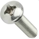 Product image for Cully 63025SSJ 3/8-16 x 1-1/2" Machine Screw, Round Head, Phillips, Type 18-8 Stainless Steel, Jar