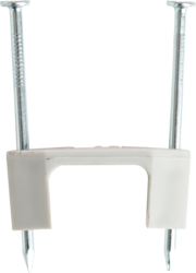 Product image for Minerallac ISEU50 Insulated Plastic Service Entrance Staple, Fits #6 Type Seu, .437 x .750", Gray