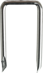 Product image for Minerallac I12FR 1-1/4" x 9/16" Flat Top 3-Conductor Romex, BX, MC Non-Insulated Metal Cable Staples (5000/Pail)