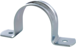 Product image for Minerallac HD260 Heavy Duty, Two Hole strap, Fits 1" Rigid/IMC Conduit, Zinc Plated