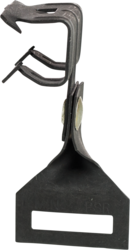 Product image for Minerallac PSF916R Side Mount Flange Clamp with Right Angle Strap Hanger, Spring Steel