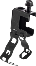 Product image for Minerallac 500KC1234 Set Screw Beam Clamp and Closed Conduit Clip (Bottom Mount) Assembly, Beam Clamp Fits up to 1/2" Flange and Conduit Clip Fits 1/2" and 3/4" Conduit, Spring Steel