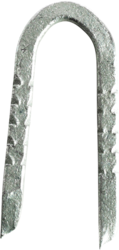 Product image for Minerallac CG1538M(B) 1-1/2 x 3/8 x .131 Square Wire Barbed Staple, Galvanized