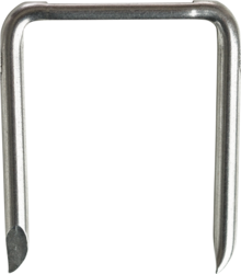 Product image for Minerallac ISE14A 1-7/16 x 1-1/16" Non-Insulated Service Entrance Staples, Fits 4/3 Type SER Cable, 2/3 Type SEU Cable and 3/4" EMT