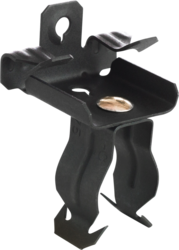 Product image for Minerallac BC18100 Hammer On Beam Clamp and Push In Conduit Clip Assembly, Beam Clamp Fits 1/8-1/4" Flange, Conduit Clip Fits 1" EMT & 3/4" Rigid/IMC, Spring Steel