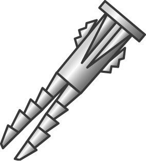 Product image for Cully 59433 #12-14-16 Winged Anchors, Plastic