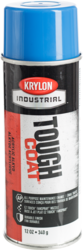 Product image for Cully 37480 Krylon® Industrial Tough Coat® Acrylic Enamel Paint, OSHA Blue, 16 oz