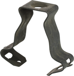 Product image for Minerallac KC1234T Closed Conduit Clip, Squeeze Closed to Engage Locking Tab, Spring Steel