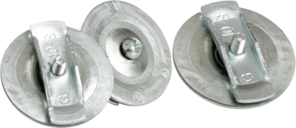 Product image for Cully 90050 1/2" 3-Piece Knock Out Seal, Pre-Galvanized