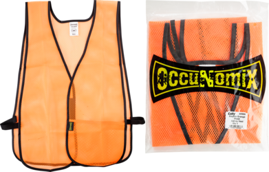 Product image for Cully 32066 Dayglo Orange Mesh Safety Vest