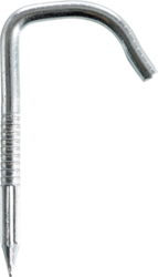 Product image for Cully 90117 Round Nail Straps, Fits 1" EMT or 3/4" Rigid Conduit, 12 Gauge, Stamped, Zinc