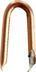 Product image for Minerallac CC2025Q 2 x 1/4 x .162 Cut Point Staples, Copper clad