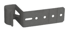 Product image for Minerallac CS1234 1/2-3/4" EMT & MC/AC Cable Support for 1-1/2" Deep Electrical Box, Screw on to Wood or Metal Studs, Pre-Galvanized