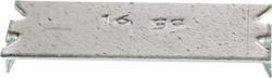 Minerallac 90100 3 x 1-1/2 Inch 16 Gauge Steel Nail Plate