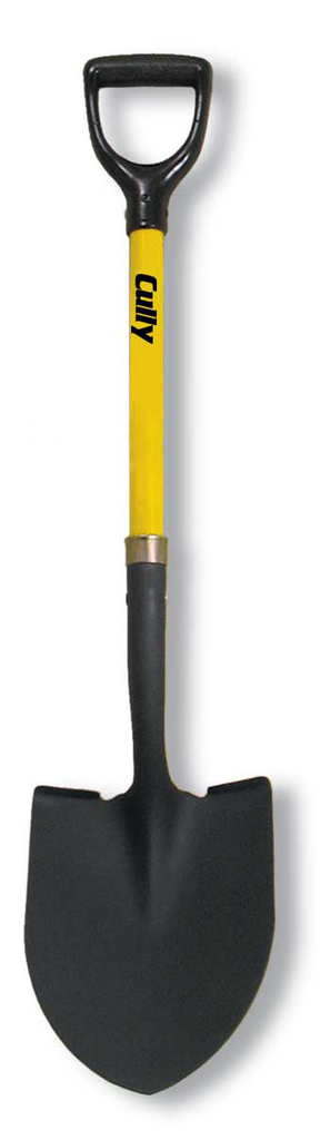 Product image for Minerallac 37251 Size #2 Round Point Shovel, 27" Fiberglass D-Handle
