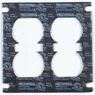 Cully 96240 Firestop Gaskets Double Receptacle Product image for Cully 96240 Firestop Gaskets Double Receptacle