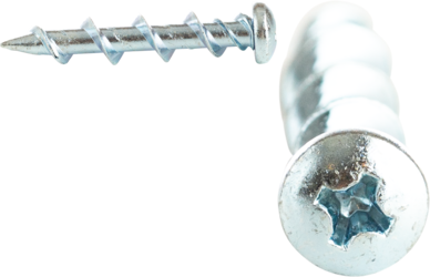 Product image for Cully 59504J 1-1/4" Wall Dog® Anchor, Pan Head, Phillips, Zinc