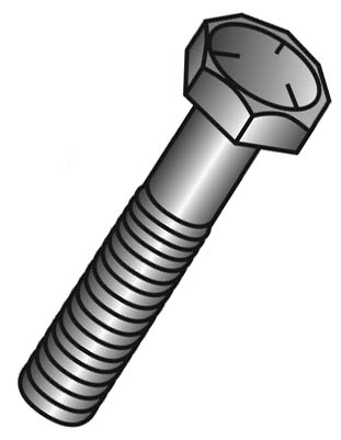 Product image for Cully 55829 1/2-13 x 1-3/4" Hex Head Cap Screw, Grade 5, Fully Threaded, Zinc Plated, Box