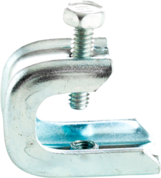 Product image for Minerallac 600 Set Screw Beam Clamp (Steel), Fits Up to 1/2" Flange, Zinc Plated