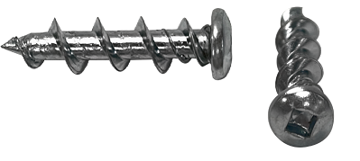 Product image for Cully 59506J 1-1/4" Wall Dog® Anchor, Pan Head, Square Drive, Zinc