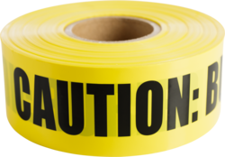 Cully 94606 3" x 1000' "Buried Electrical Line" Underground Burial Tape, 4 mil., Yellow