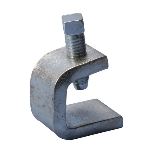 Internal Strut Beam Clamp with Bolt, Steel, EG, 3/8" Screw