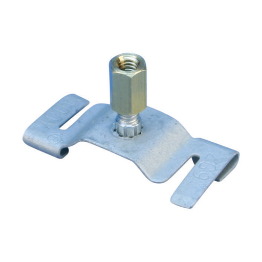 2G9 Twist Clip for Track Lighting, Narrow Grid, 7/16" Screw, Pal Nut