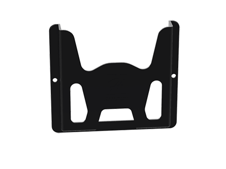 Data Pocket, Thermoplastic, 6x6 inch, Black, Plastic