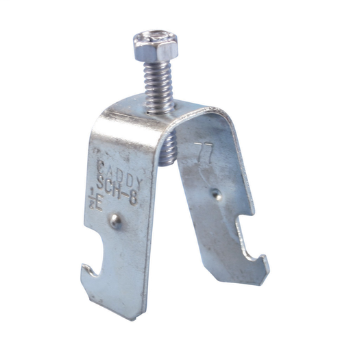 SCH1 Single Piece Strut Clamp for Conduit, 0.72"–1.16" OD, 1" EMT, 3/4" Rigid/Pipe