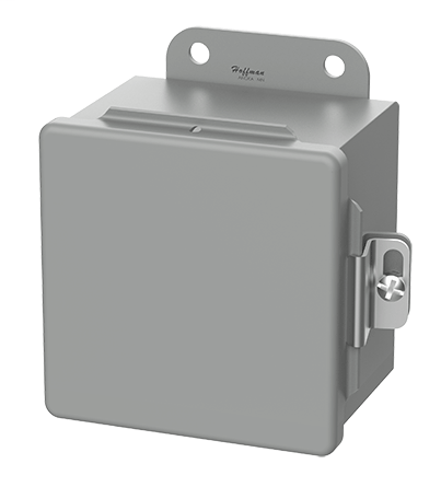 Continuous Hinge, Clamps, Type 12, 6.00x4.00x3.00, Gray, Steel