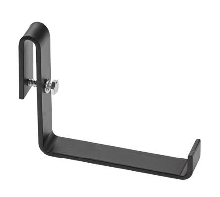 L-Bracket Kit, Black, Steel