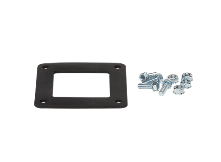 Gasket and Screws, fits 2.50x2.50, Rubber