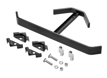 Corner Support Bracket Kit, Black, Steel