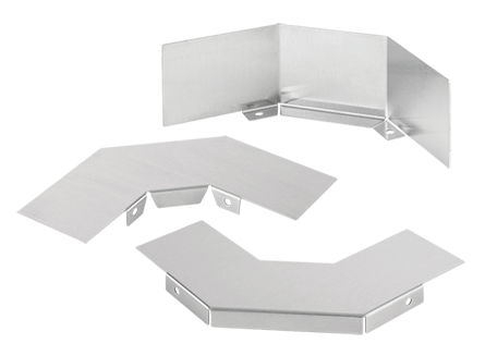 Divider 90-Degree Elbow, 4.00x4.00, SS Type 304, Outside Cover