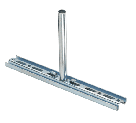 Center Hangers, 7.50x4.00x1.00, Black, Steel