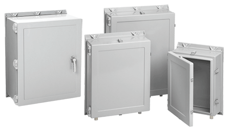 Hinge Cover with Quick-Release Latches, Type 4X, 36.25x30.25x12.00, Fiberglass