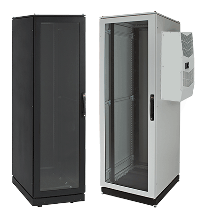 ProLine V/D and Server Cabinet, Type 12, 2000x600x1000mm, Black, Steel