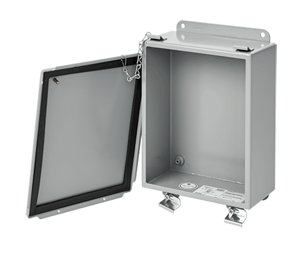 Lift-Off Clamp Cover, Type 12, 6.00x4.00x3.00, Gray, Steel