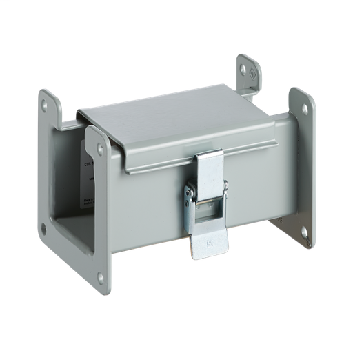 Straight Section, Lay-in Hinged-Cover, Type 12, 2.50x2.50x6.00, Gray, Steel